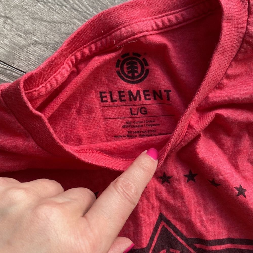 Red Element Skate Shirt - Picture 3 of 3
